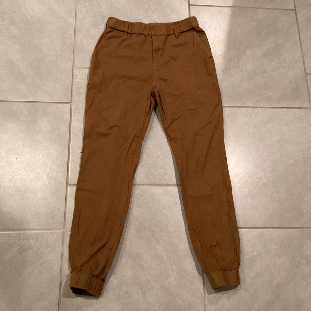 Men's Tan Jogger Sweatpants